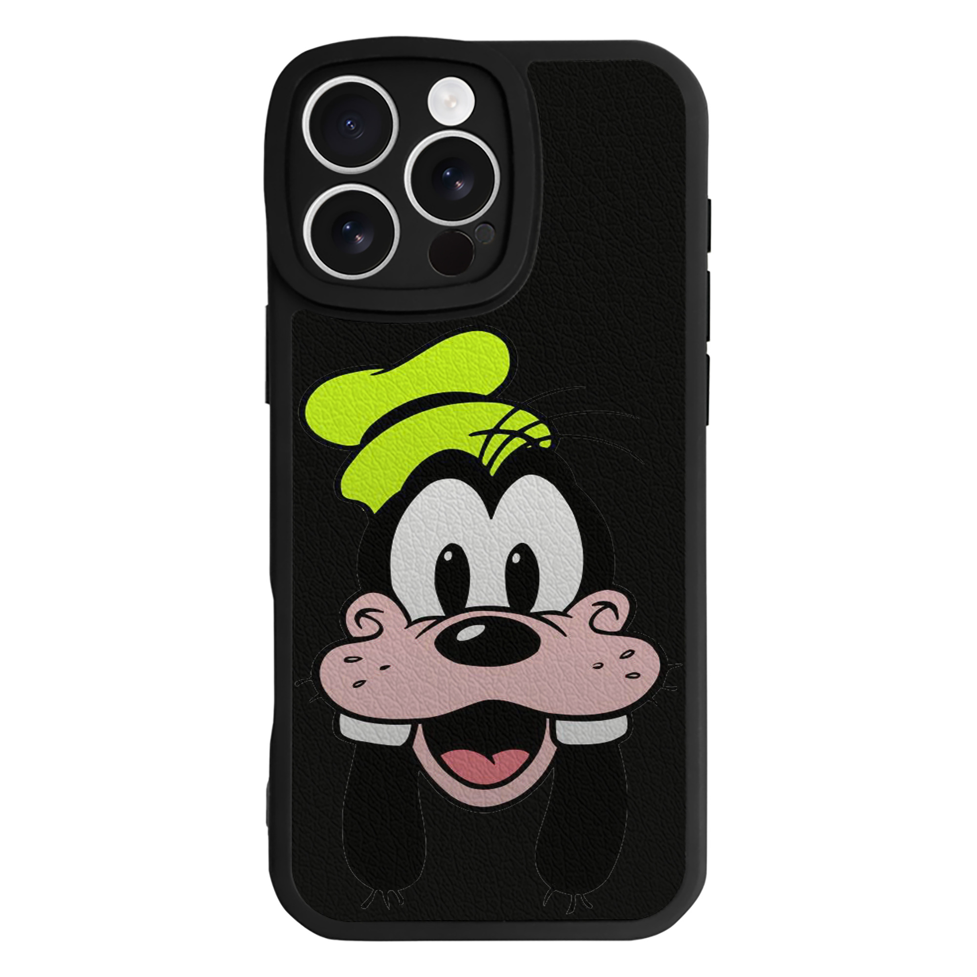 （画像用） ミッキーマウス Mickey Mouse 【iPhone 16シリーズ対応】シリコンスマホケース（レザー調） 材質：シリコン